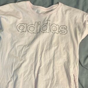 Adidas Kids Light Pink Short Sleeve Tee